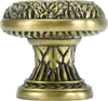 Edgar Berebi Regina Knob In Burnished Brass Plate 9636BB