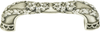 Newport 3-1/2'' cc Pull, Decorated With Swarovski® Crystals, Matte Silver Plate X7942MS