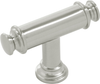 Berkshire T-Knob 2-1/8'' x 11/16'' Satin Nickel Finish B079928-SN