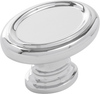Berkshire Knob 1-1/2'' x 1-1/8'' Oval Chrome Finish B079930-CH
