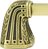 Urban Metro Saville 6'' cc Pull, Burnish Brass Plate 101436/BB