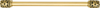 Urban Metro Via Veneto 6'' cc Pull, Museum Gold Finish 101526MG
