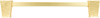 Urban Metro Newbury Appliance Pull, Satin Gold Plate 101642/SG