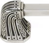 Urban Metro Saville 8'' cc Pull, Burnish Silver Plate 101838/BS