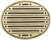 Urban Metro Saville Knob, Burnish Brass Plate 101931/BB