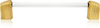 Urban Metro Oxford Ii 12'' cc Appliance Pull, Museum Gold Plate G101602/MG