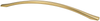 Echo 18 inch CC Modern Brushed Gold Appliance Pull 9168-1MDB-P
