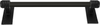Wilton 30'' Large Towel Bar, Reeded Handle, Matte Black Finish 2100R/30/MB