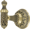Hampton Crystalized Small Hook, Decorated With Light Colorado Topaz Swarovski Crystals, Florentine Gold Finish 2556FG