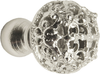 Juliane Grace medium knob full round in Platinum. 138-24