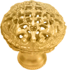 Juliane Grace large knob full round in Gilded Mercury. 140-8