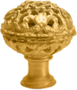 Juliane Grace large knob full round in Gilded Mercury. 140-8
