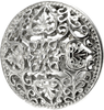 Juliane Grace large knob in Platinum. 142-24