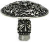 Juliane Grace large knob with 17 Swarovski Clear Crystals in Chalice. 146-9C