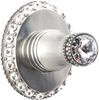 Caché II hook large escutcheon with Swarovski Clear Crystals 1822-9C