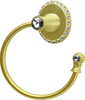 Caché II swing towel smooth ring right with Swarovski Clear Crystals 1836-8C