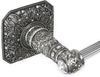 Juliane Grace 24'' cc towel bar with 213 Swarovski Clear & Aurore Boreale Crystals with 5/8'' reeded center 4170R-9CAB