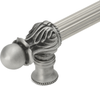 Acanthus 9'' cc with 5/8'' reeded center long pull Romanesque style 5551R-11