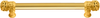 Juliane Grace 9'' cc with 5/8'' smooth center long pull small finial in Gilded Mercury. 5611-8