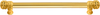 Juliane Grace 18'' cc with 5/8'' smooth center long pull small finial in Gilded Mercury. 5613-8