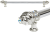 Caché 18'' cc with 5/8'' smooth center long pull with 16 rivoli Swarovski Aurore Boreale Crystals 5673-24AB
