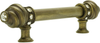 Cache Caché 18'' cc with 5/8'' smooth center long pull with 16 rivoli Swarovski Clear Crystals in Antique Brass. 5673-3C