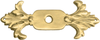 Acanthus large escutcheon Renaissance style in Soft Gold. 680-27
