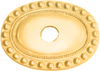 Classic/Beaded Beaded small oval escutcheon 684-8