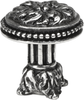 Acanthus & beaded large knob with column base Rosette style in Chalice. 851-9