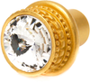 Cache Caché medium round knob with an 18mm Swarovski Clear Crystals 860-8C