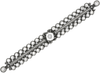 Caché large elongated escutcheon with Swarovski Clear Crystals 892-9C