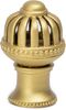 Cricket Cage medium round knob with flared foot in Soft Gold. 954B-27