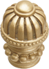 Cricket Cage medium round knob with beaded base in Soft Gold. 969-27