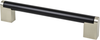 Studio Remix 160mm CC Matte Black and Brushed Nickel Pull 2189-955BPN-P