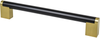 Studio Remix 192mm CC Matte Black and Modern Brushed Gold Pull 2197-955MDB-P
