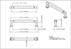 Nash 128 mm cc Bar Pull 229-128NI