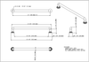 Davis 12'' cc Bar Pull 387-12SBZ