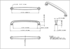 Weser 160 mm cc Bar Pull 410-160DBAC