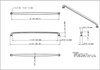 Weser 18'' cc Bar Pull 410-18SN