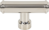 Pemberton Lavington T-Knob 2 1/4'' Polished Nickel TK3412PN