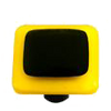 Border Collection Sunflower Yellow and Black Knob