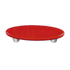 Brick Red Oval Pull