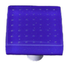 Bubbles Deep Cobalt Blue Square Knob