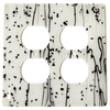 Plate Configuration-Double Duplex Outlet