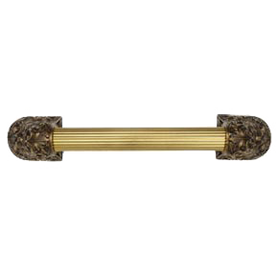 Acanthus Appliance Pull Bar, 14 Inch Drill Center, Antique Brass
