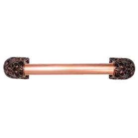 Acanthus Appliance Pull Bar, 16 Inch Drill Center, Antique Copper