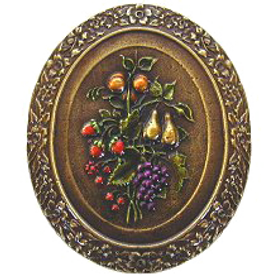 Finish-Brass Hand Tinted