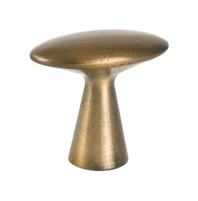 Series 3 Knob 1 5/8'' C-SL04  in Antique Brass