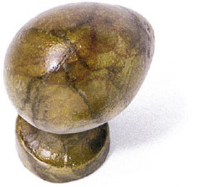 Accents Novelty Knob 1-1/4''w x 7/8''h OV232 in Antique