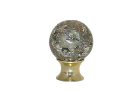 Pyrite with Polished Nickel Base